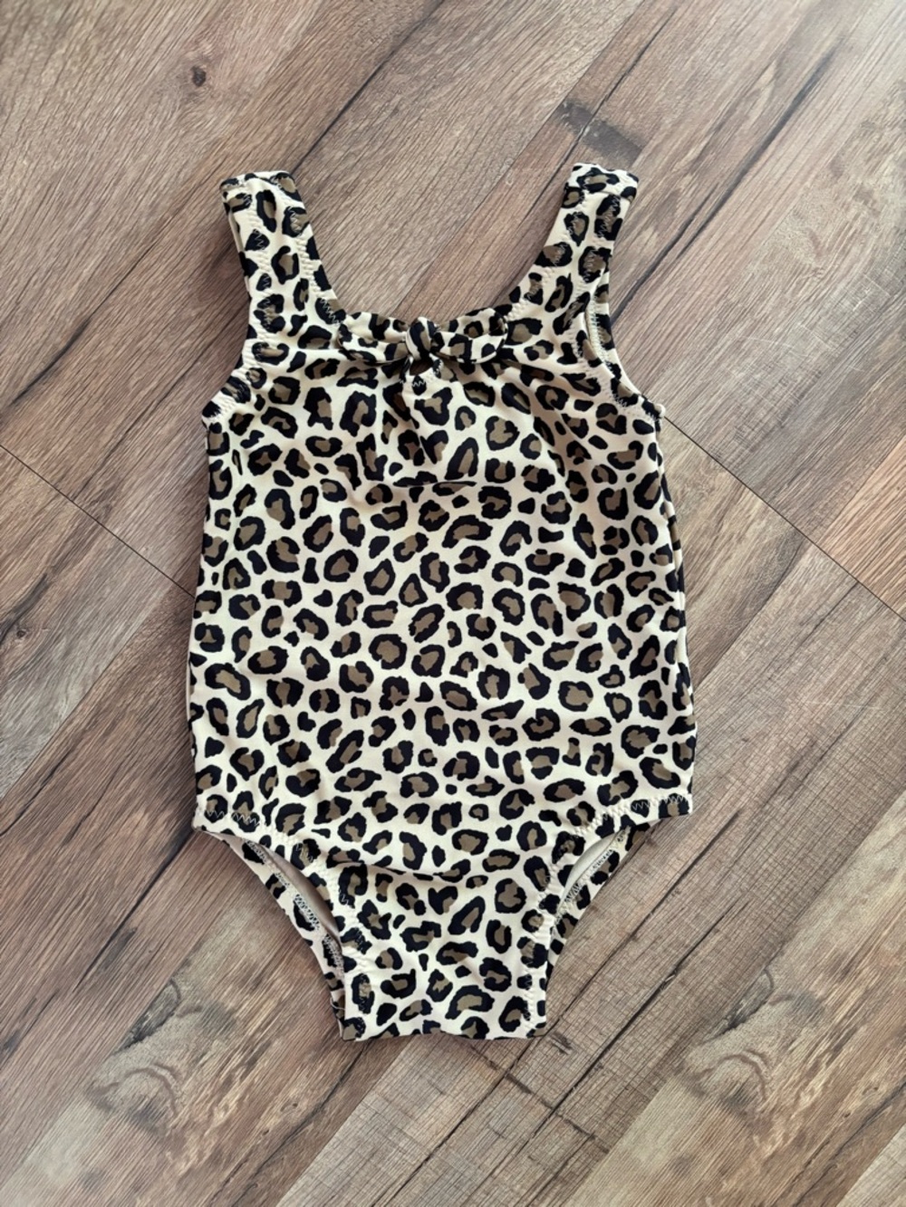 Leopard Print One-Piece Swimsuit